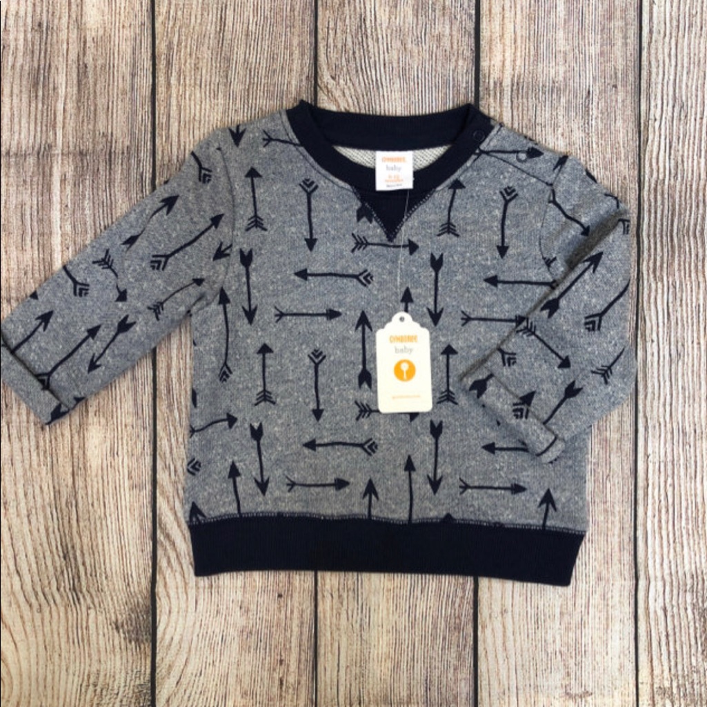 Nwt Gymboree Cupid Arrow Lightweight Sweatshirt
